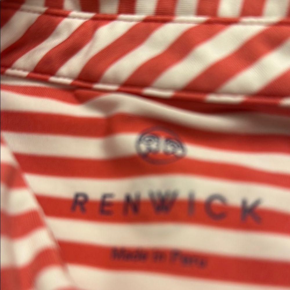 Red and White Striped Long Sleeve Tee